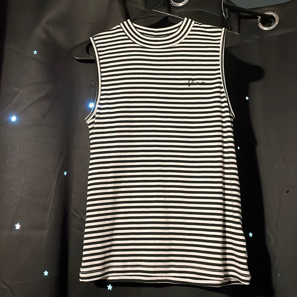 Striped Vans tank top NWOT
